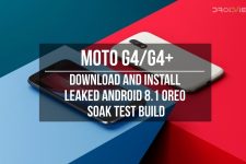 Install Leaked Android 8.1 Oreo Soak Test build on Moto G4