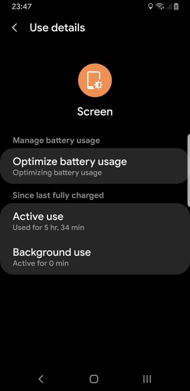 One UI Review Battery Display