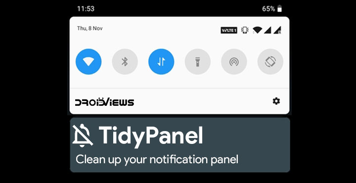 Clean up Your Notification Panel with TidyPanel