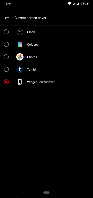 Use Widgets as Screensaver