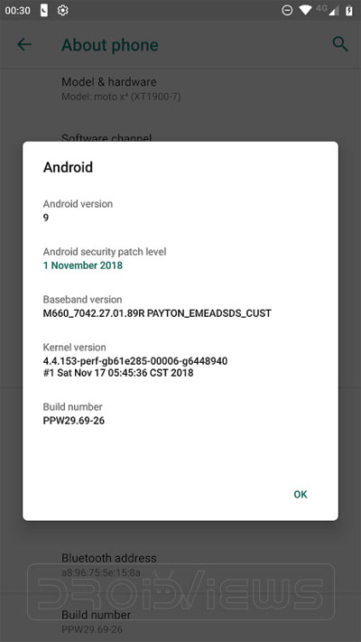 Android 9.0 Pie Firmware on Moto X4