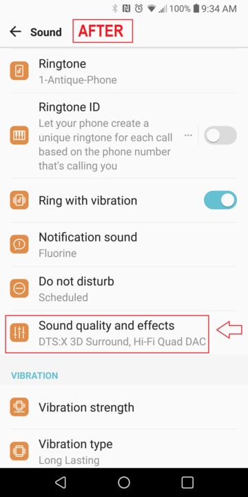 DTS:X 3D Surround Sound on LG V30
