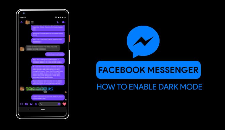 Dark Mode on Facebook Messenger