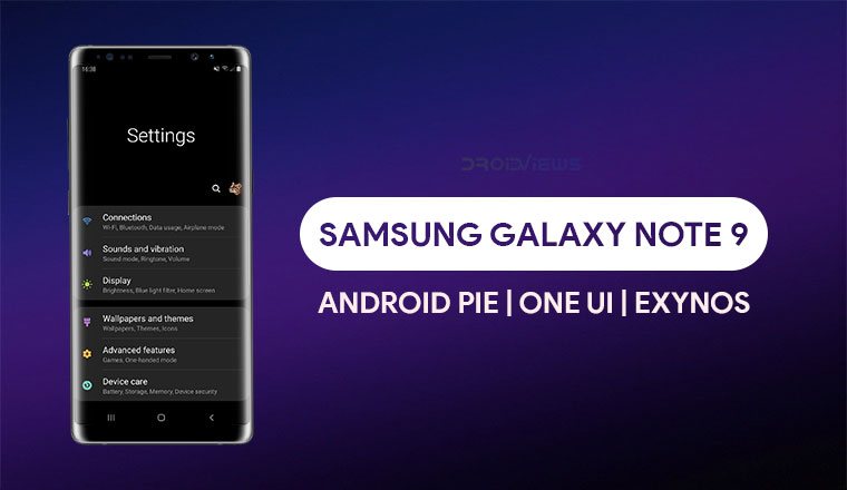Android Pie Firmware on Galaxy Note 9