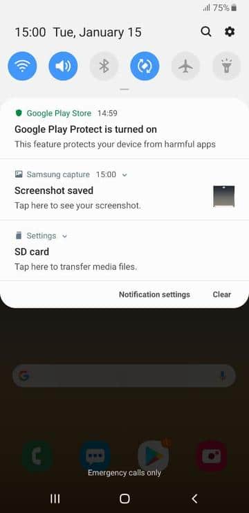 Samsung Note 8 Ui