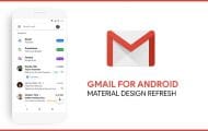 white gmail update for android