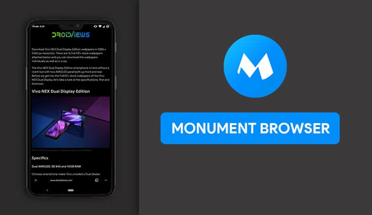 Monument Browser Is A Privacy Focused Browser With Loads Of Features