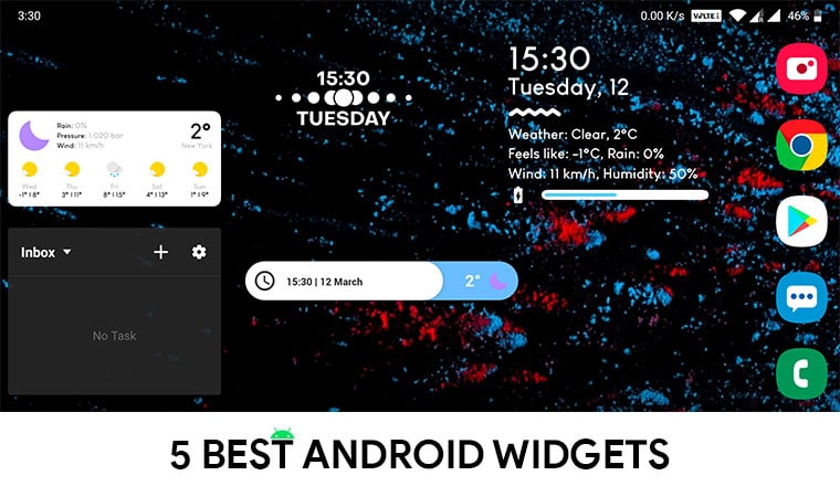 5 Best Android Widgets For Your Home Screen