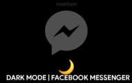 dark mode on facebook messenger