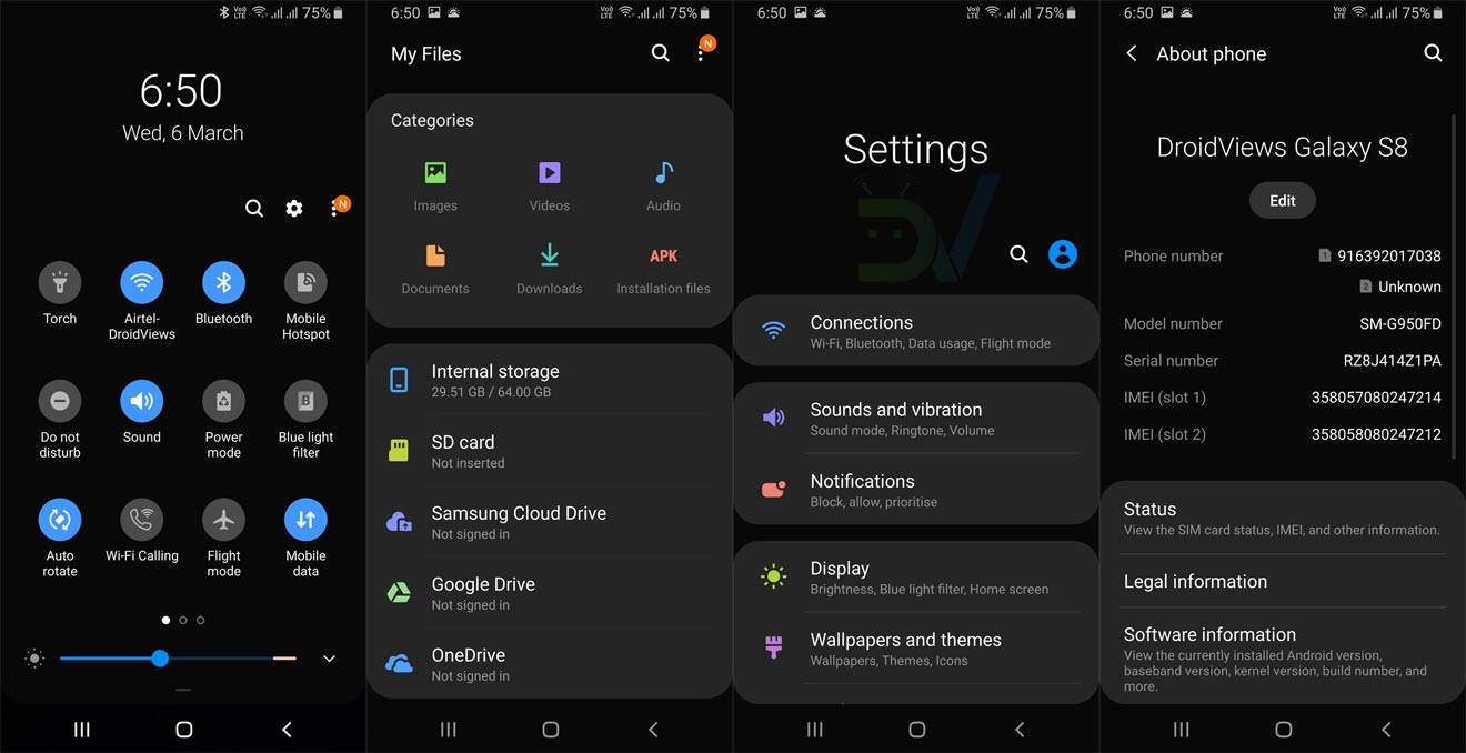 samsung s8 android 10 update download