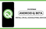 Android Q beta 1 on Pixel