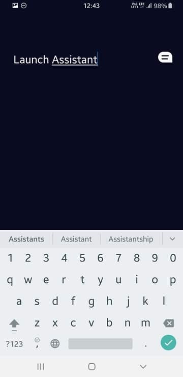 Launch Assistant in Bixby