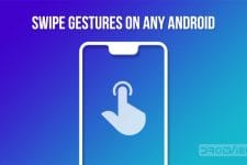 get swipe gestures on android