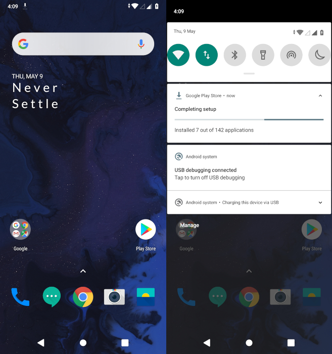 oneplus 6t android q screenshot