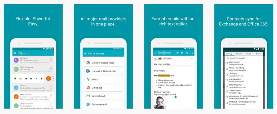 best email client android 2019