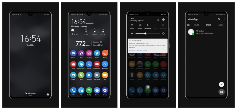 Dark EMUI 9 Theme