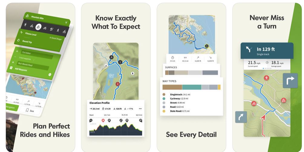 Komoot Outdoor Travel App