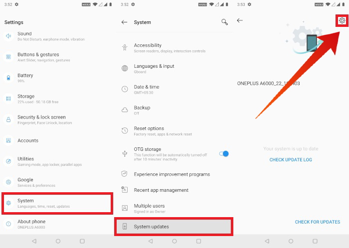 Installing Oxygen OS 9.0.2 based on Android Pie on OnePlus 3/3T