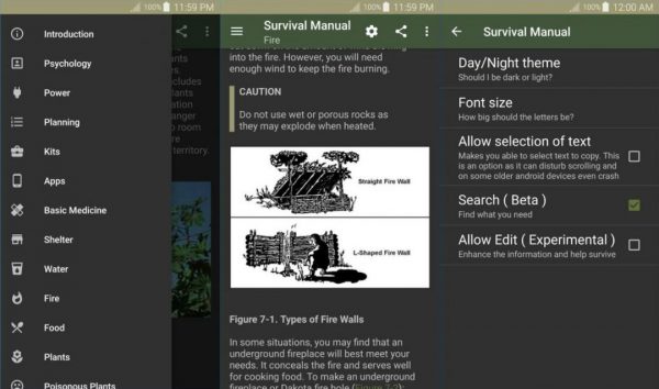 Offline Survival Manual App