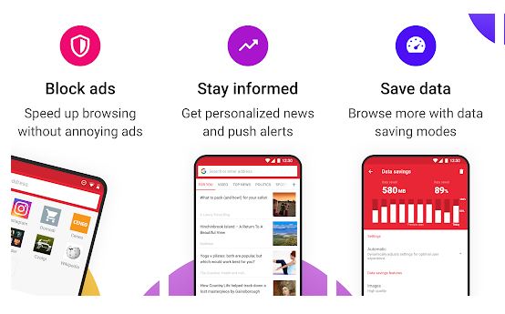 Opera Mini web browser