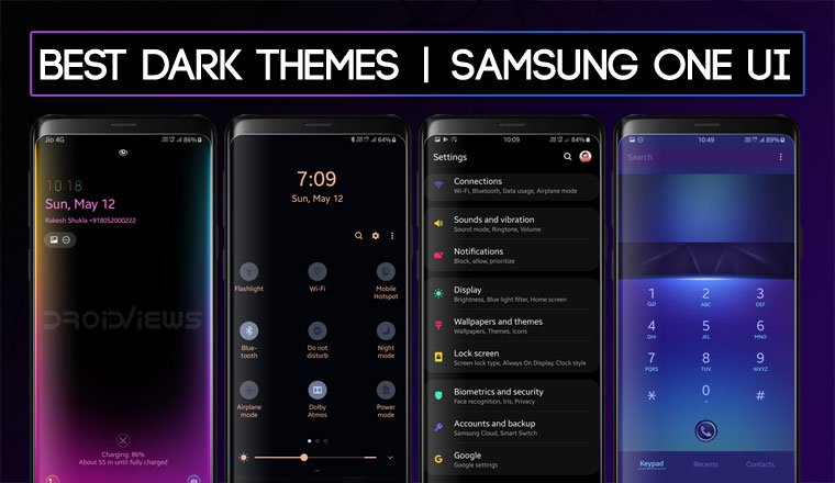 samsung dark themes one ui