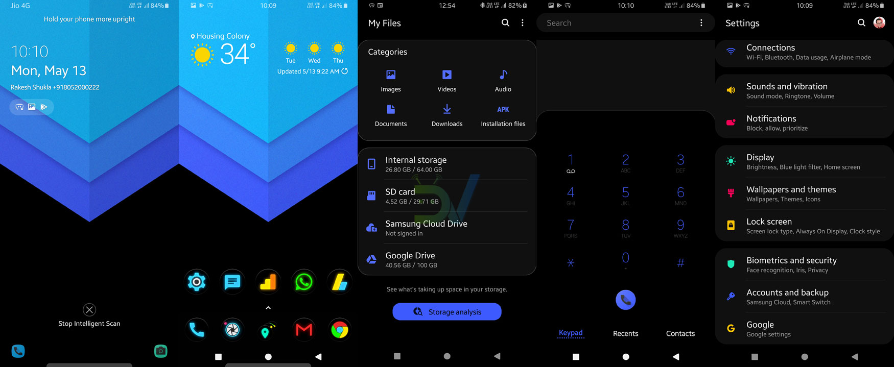 blac ui samsung dark theme one ui