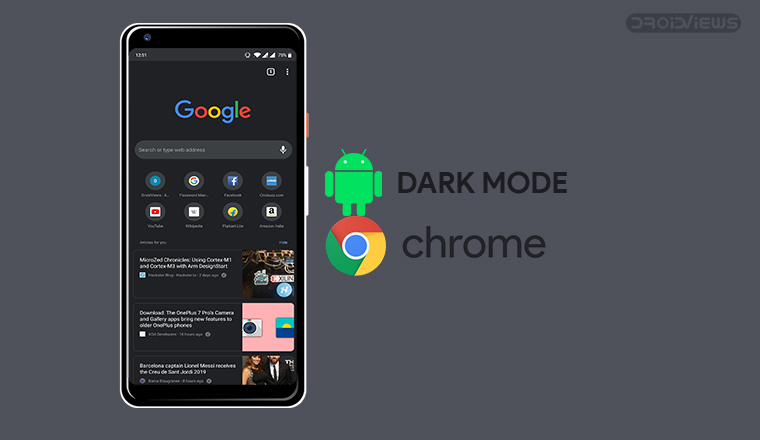 chrome android dark mode