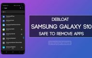 debloat galaxy s10