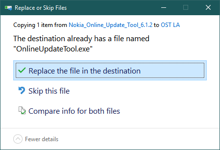 Nokia OnlineUpdateTool exe patch