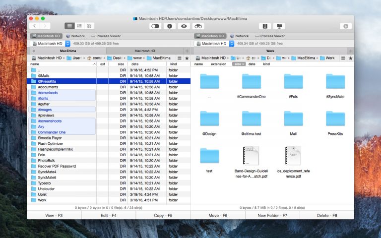 Commander One is a Dual Pane FTP File Manager for Mac - DroidViews
