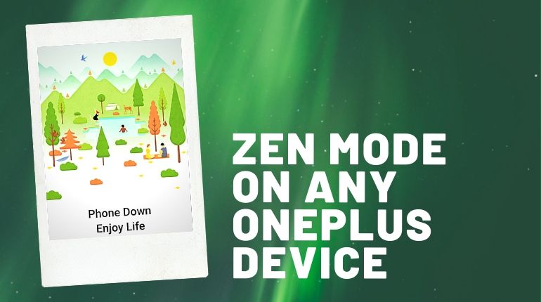 oneplus zen mode exit