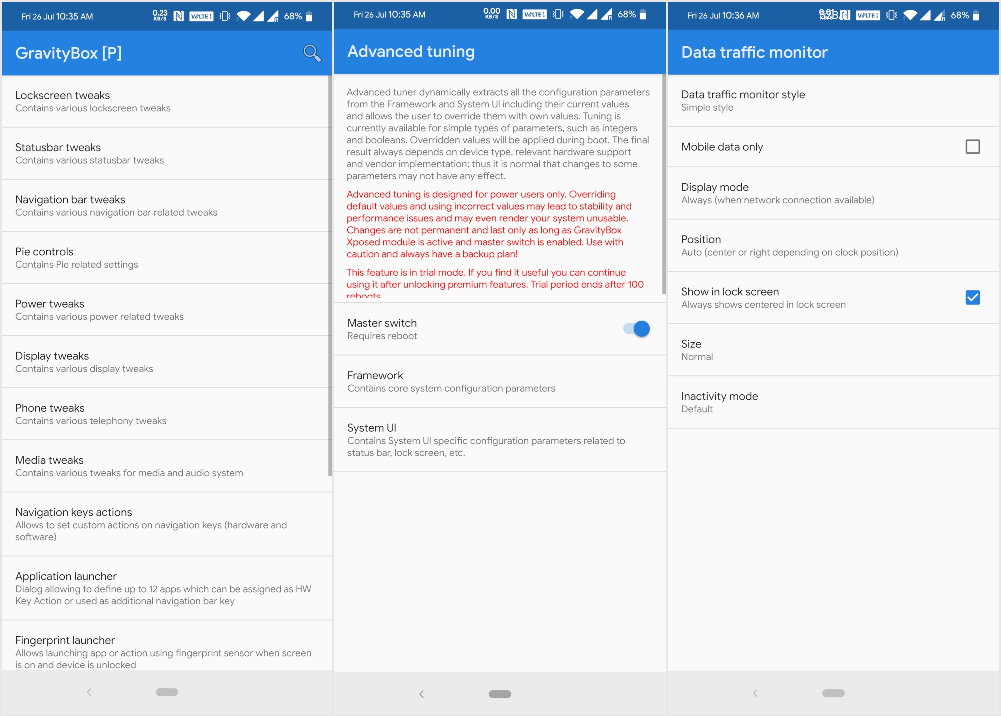 GravityBox Xposed Module for Pie