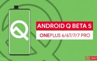 Android Q Beta 5 on OnePlus
