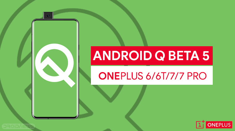 Android Q Beta 5 on OnePlus