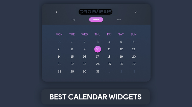 Best Calendar Widgets For Android Home Screens Droidviews
