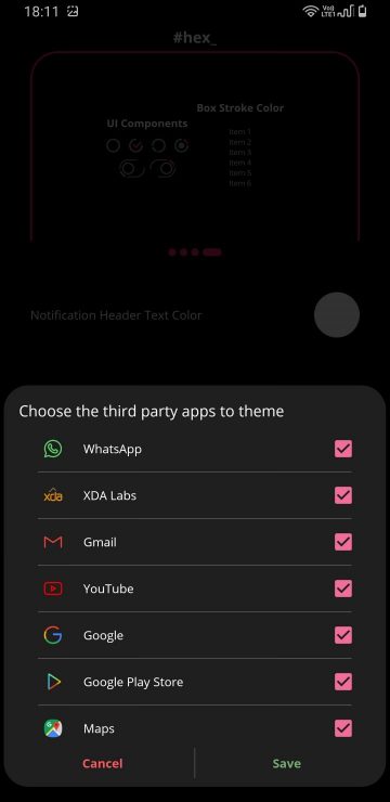theme 3rd party apps one ui