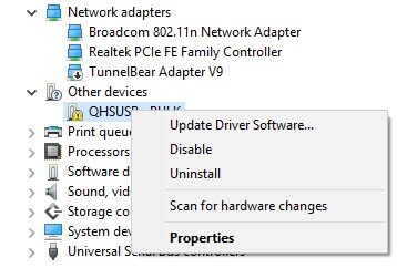 galaxy note 4 qualcomm hs usb qdloader 9008