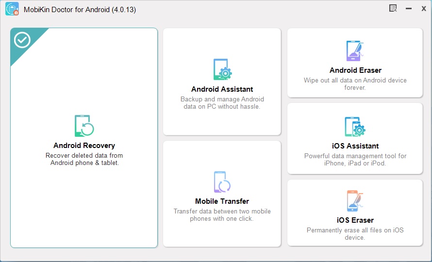 Mobikin Doctor for Android: Android data recovery tool