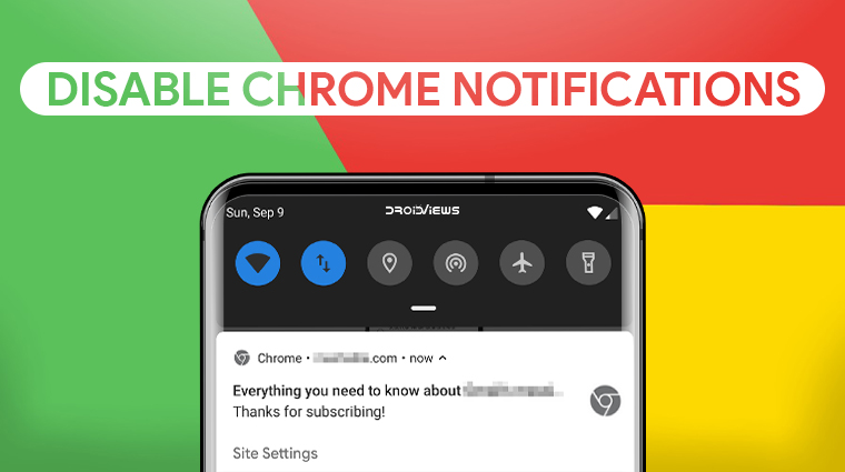 Chrome Notification Popups