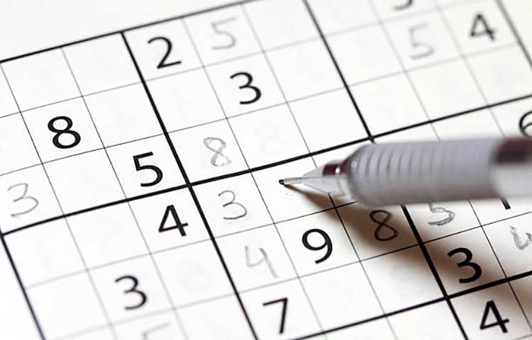 sudoku paper puzzle