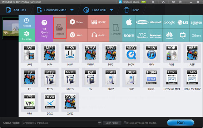 convert videos to different formats