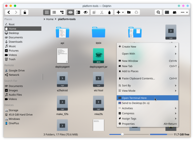 打开ADB Terminal Linux