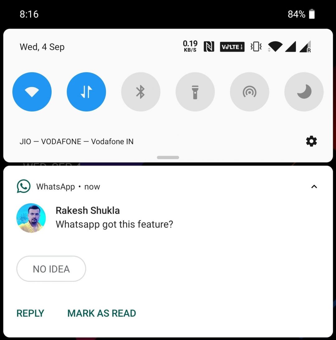 Android 10 Smart reply
