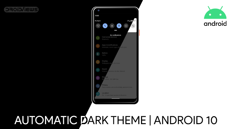 dark theme on android