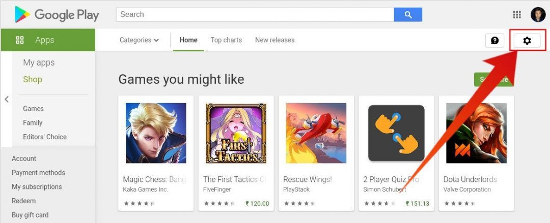 Google Play Store Device Management Feature