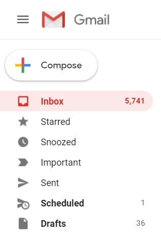 Scheduled email section