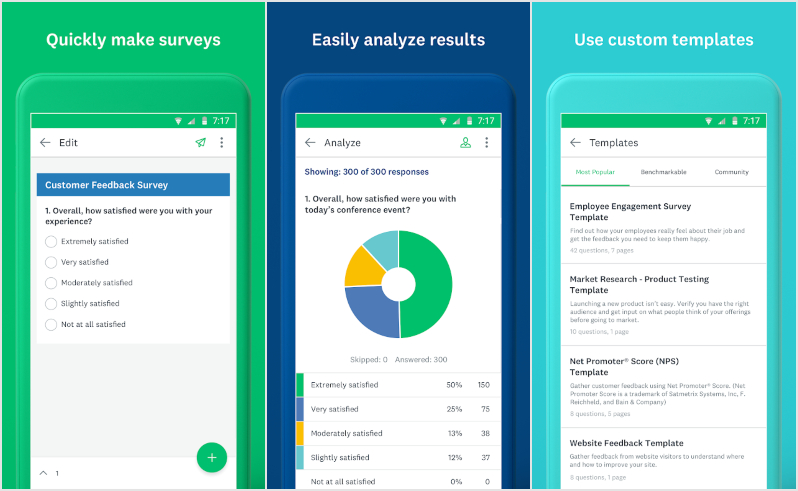 افضل 5 تطبيقات لإنشاء ومشاركة النماذج في اندرويد 2020 2 SurveyMonkey Forms App Android
