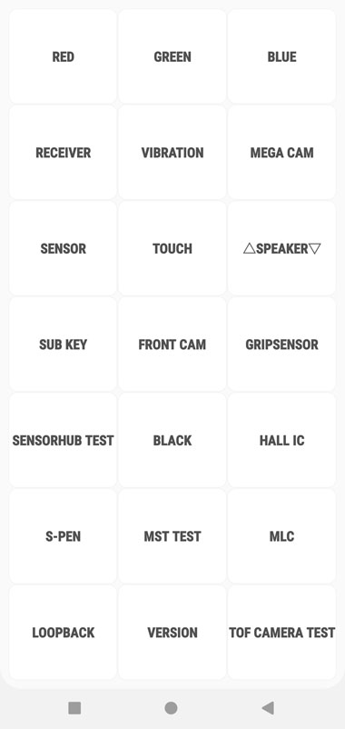 galaxy note 10 service menu