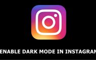 instagram dark mode