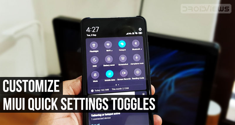 MIUI Quick Settings Toggles